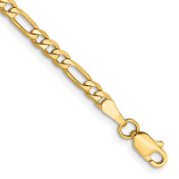 Thumbnail for 14k 3mm Flat Figaro Chain