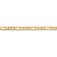 Thumbnail for 14k 4mm Flat Figaro Chain