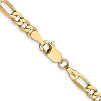 Thumbnail for 14k 4mm Flat Figaro Chain