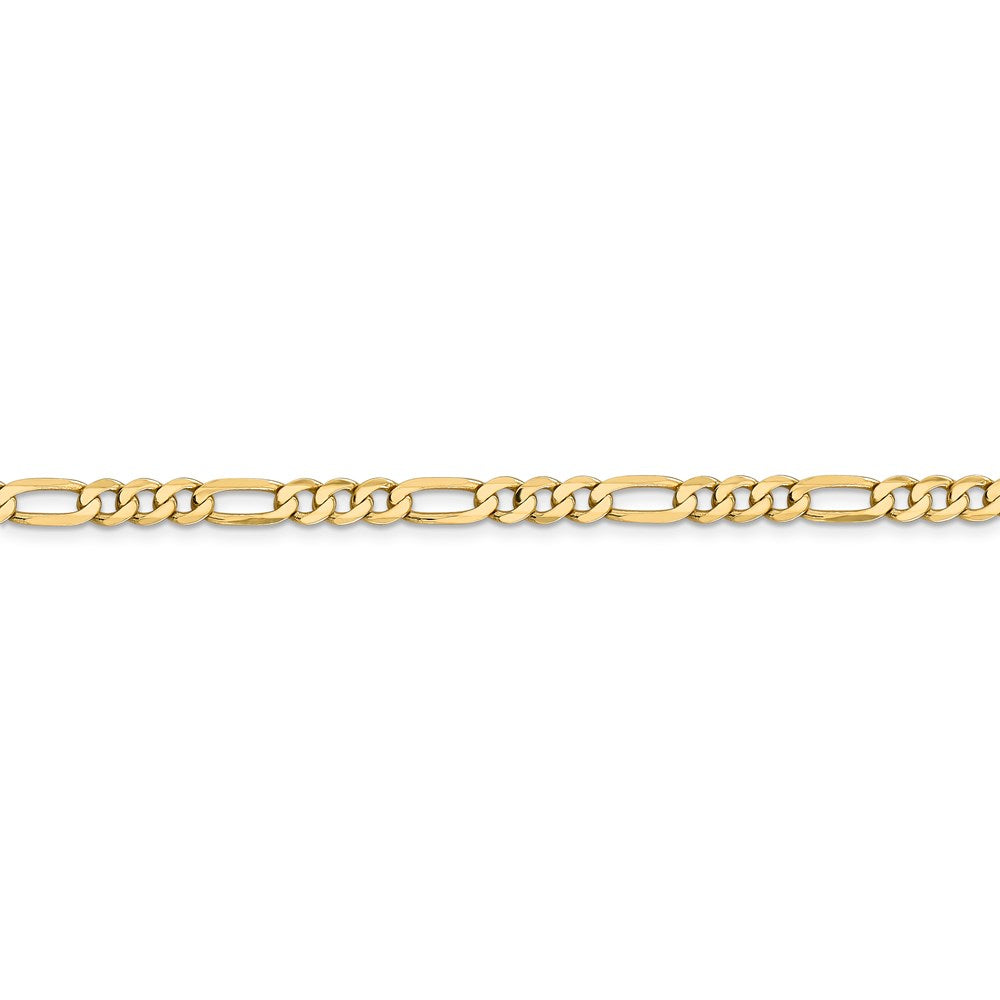 14k 4.75mm Flat Figaro Chain