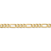 Thumbnail for 14k 5.25mm Flat Figaro Chain