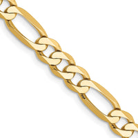 Thumbnail for 14k 5.25mm Flat Figaro Chain