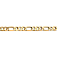 Thumbnail for 14k 7.5mm Flat Figaro Chain