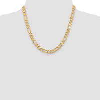 Thumbnail for 14k 7.5mm Flat Figaro Chain