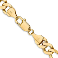 Thumbnail for 14k 8.75mm Flat Figaro Chain