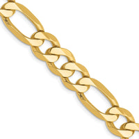 Thumbnail for 14k 8.75mm Flat Figaro Chain