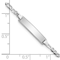 Thumbnail for 14k WG Figaro Link ID Bracelet