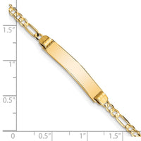 Thumbnail for 14k Figaro ID Bracelet