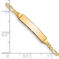 Thumbnail for 14k Baby Figaro ID Bracelet