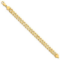 Thumbnail for 14k 8.5mm Solid Hand-Polished Fancy Link Bracelet