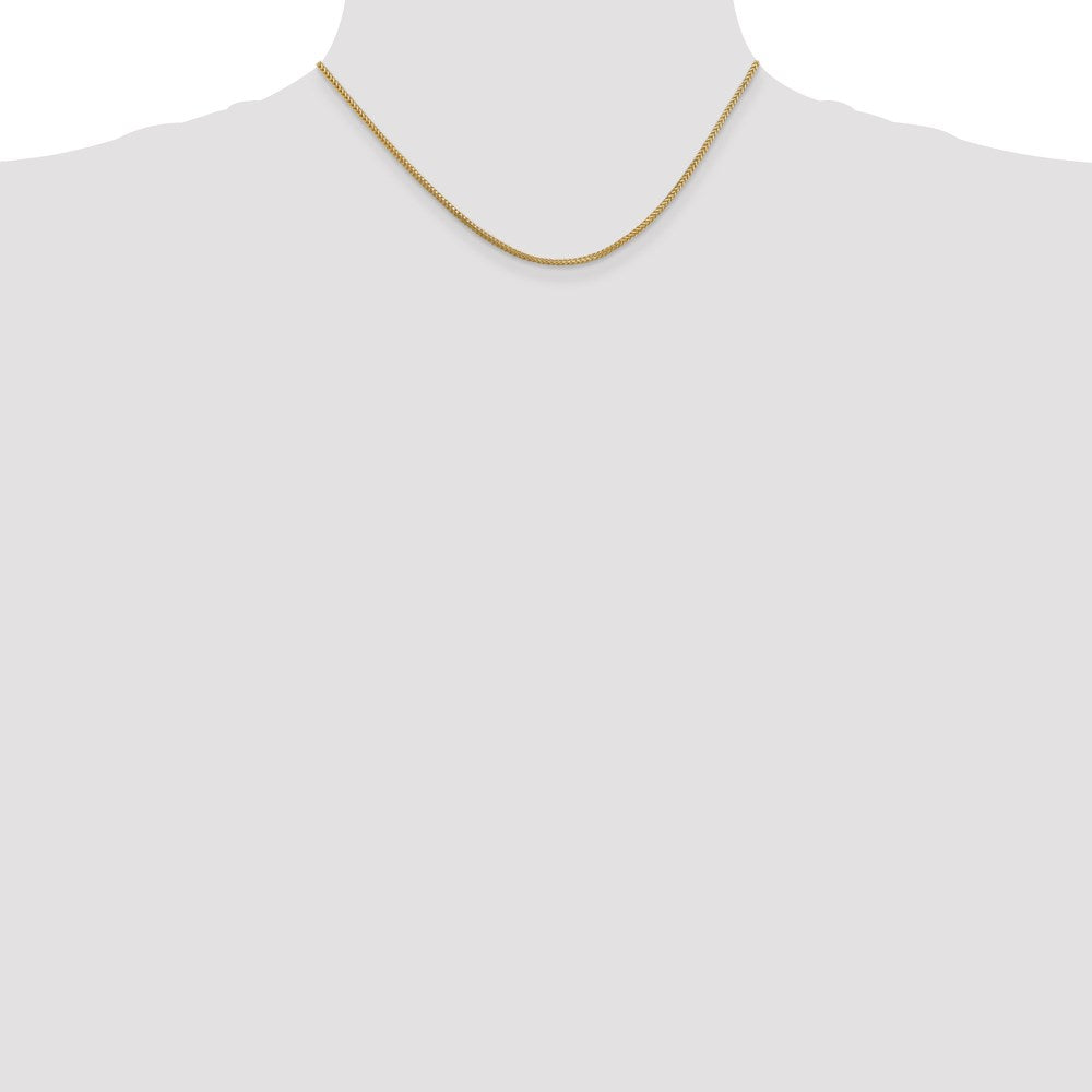 14k 1.3mm Franco Chain