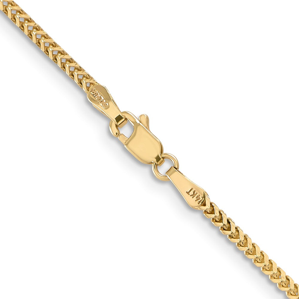14k 1.5mm Franco Chain