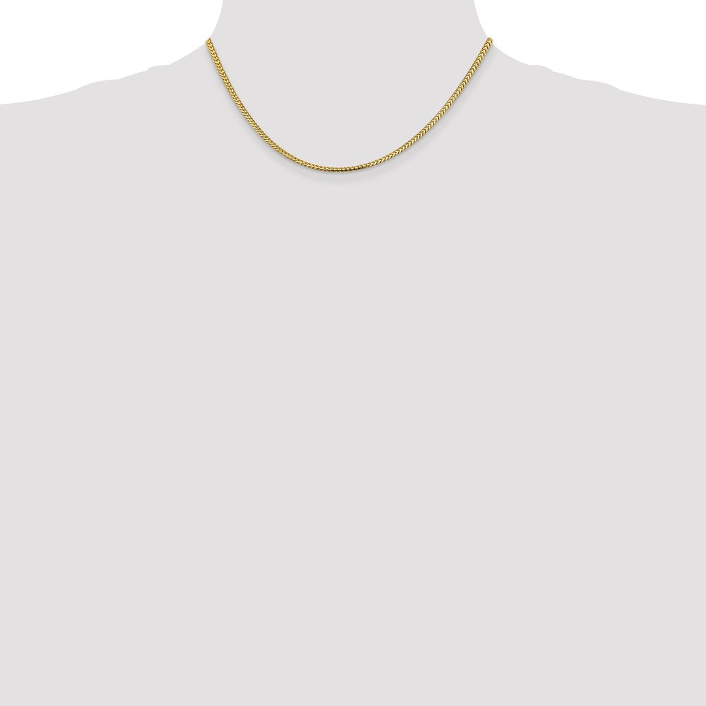 14k 2.3mm Franco Chain