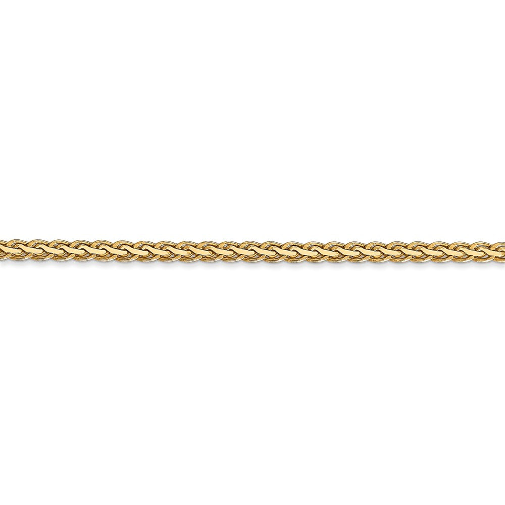 14k 2.5mm Flat Wheat Chain