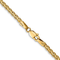 Thumbnail for 14k 2.5mm Flat Wheat Chain