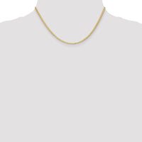 Thumbnail for 14k 2.5mm Flat Wheat Chain