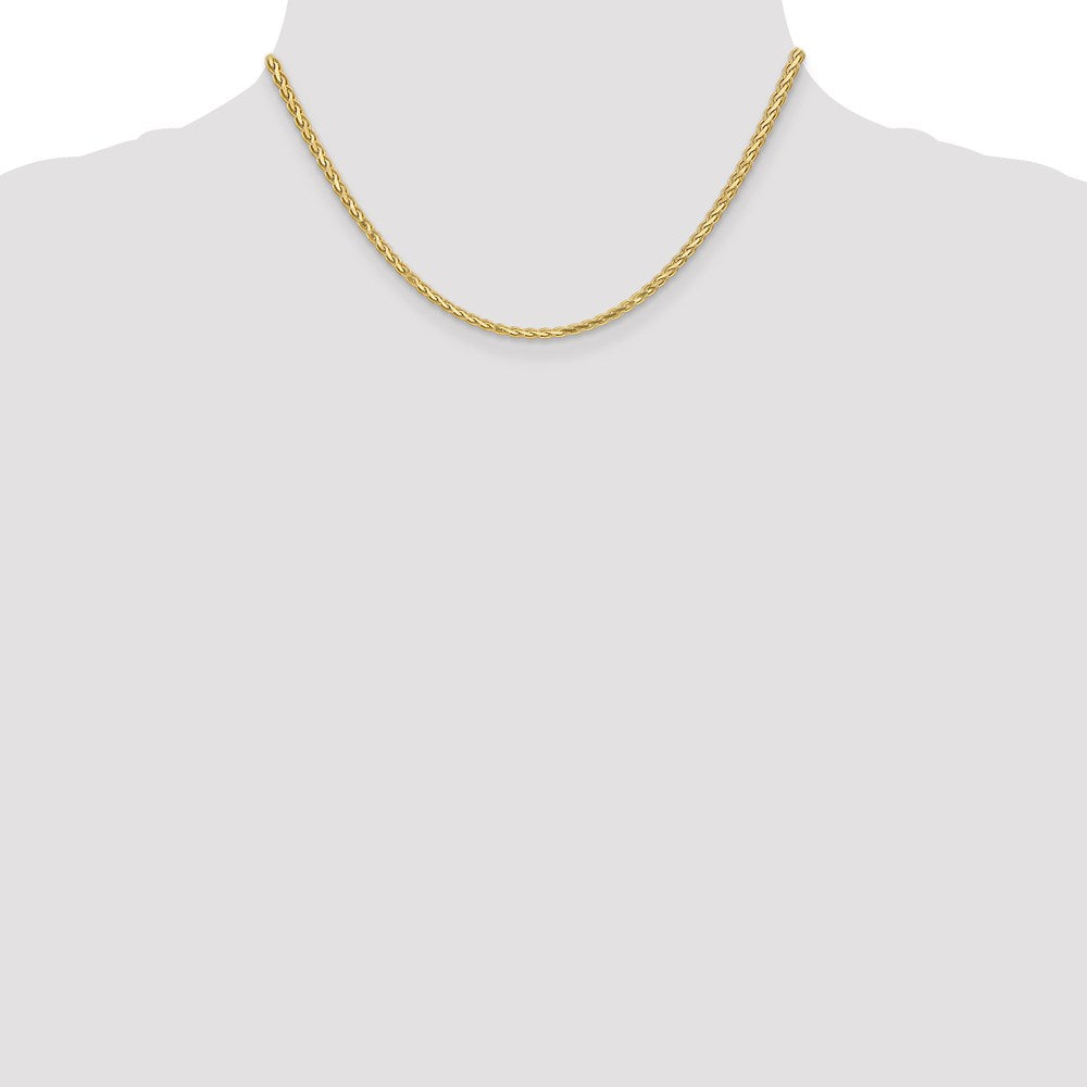 14k 3mm Flat Wheat Chain