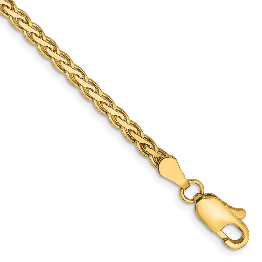 14k 3mm Flat Wheat Chain