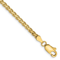 Thumbnail for 14k 3mm Flat Wheat Chain