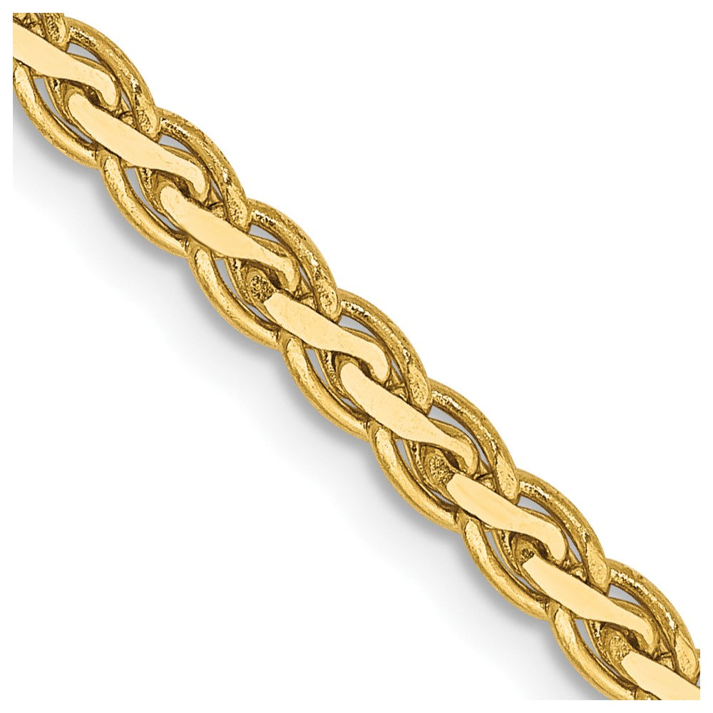 14k 3mm Flat Wheat Chain