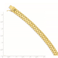Thumbnail for 14K Men's Satin and Polished 8in Link Bracelet