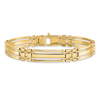 Thumbnail for 14k Men's Polished 8.5in Link Bracelet