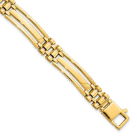 Thumbnail for 14k Men's Polished 8.5in Link Bracelet