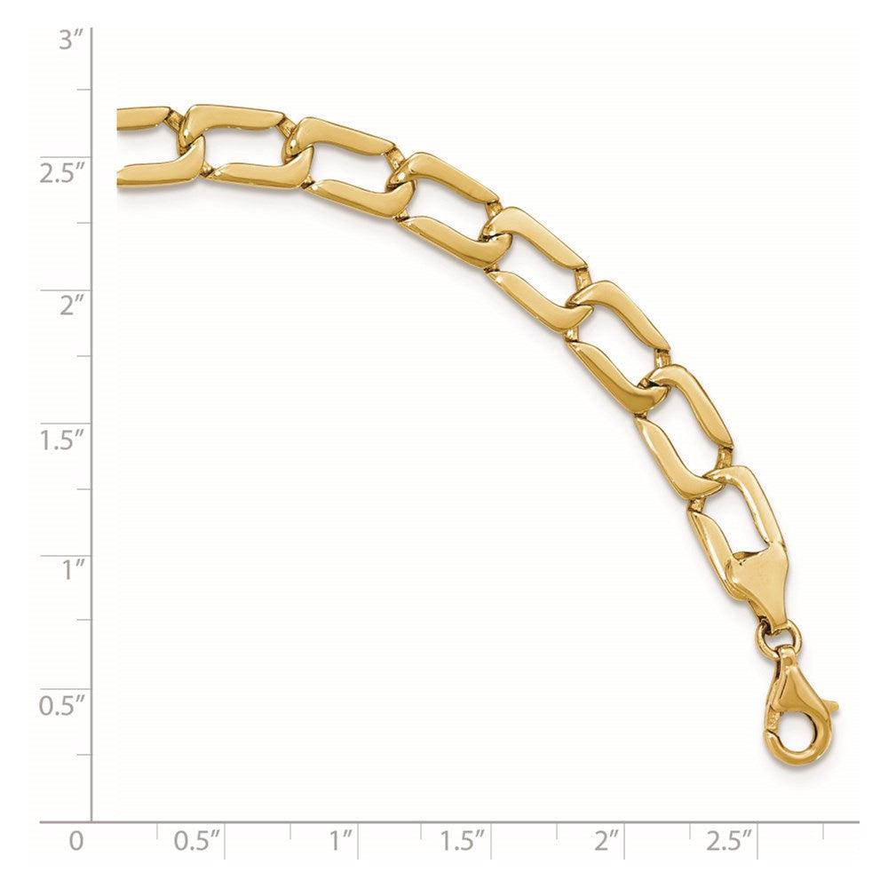 14k Polished Link Bracelet