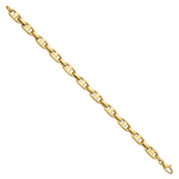 Thumbnail for 14k Fancy 8.5in Link Bracelet