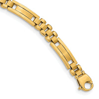 Thumbnail for 14k Satin and Polished Men's Link Bracelet