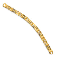 Thumbnail for 14k Satin & Polished Men's Link Bracelet