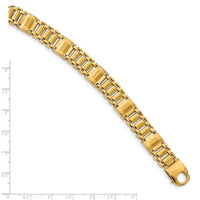 Thumbnail for 14k Satin & Polished Men's Link Bracelet