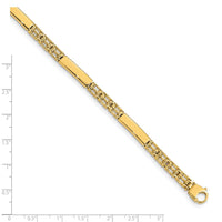 Thumbnail for 14k Polished Men's Fancy Link Bracelet