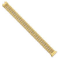 Thumbnail for 14K Polished & D/C Fancy Link Bracelet