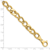 Thumbnail for 14K Polished Fancy Link Men's Bracelet