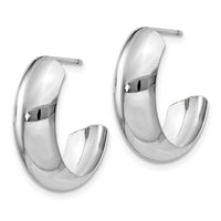 Thumbnail for 14k White Gold Hoop Earrings