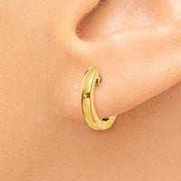 Thumbnail for 14k Polished 2MM Hinged Hoop Earrings