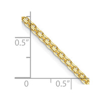 Thumbnail for 14k 1.8mm Lightweight Flat Bismark Chain