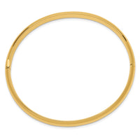 Thumbnail for 14k 4/16 High Polished Hinged Bangle Bracelet