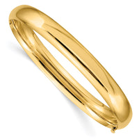 Thumbnail for 14k 5/16 High Polished Hinged Bangle Bracelet