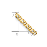 Thumbnail for 14k 3.1mm Lightweight Flat Cuban Chain