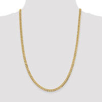 Thumbnail for 14k 4.7mm Lightweight Flat Cuban Chain