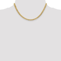 Thumbnail for 14k 4.7mm Lightweight Flat Cuban Chain