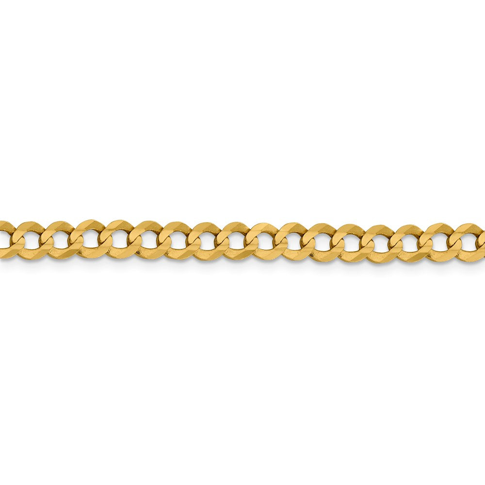 14k 5.9mm Lightweight Flat Cuban Chain