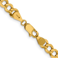 Thumbnail for 14k 5.9mm Lightweight Flat Cuban Chain