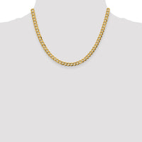 Thumbnail for 14k 5.9mm Lightweight Flat Cuban Chain