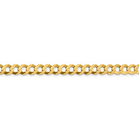 Thumbnail for 14k 7.2mm Lightweight Flat Cuban Chain