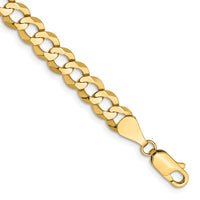 Thumbnail for 14k 7.2mm Lightweight Flat Cuban Chain