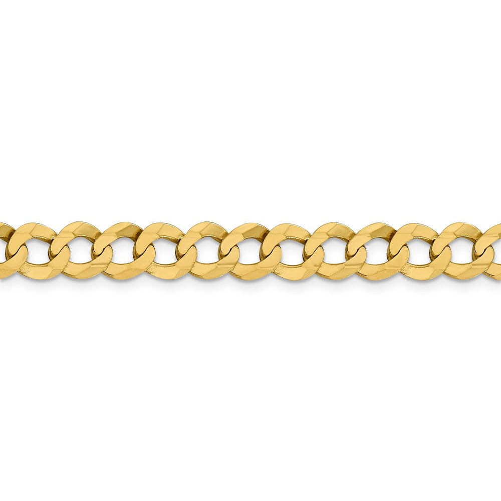 14k 8.3mm Lightweight Flat Cuban Chain