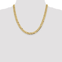Thumbnail for 14k 8.3mm Lightweight Flat Cuban Chain